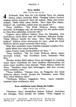 Banggai bible   new testament