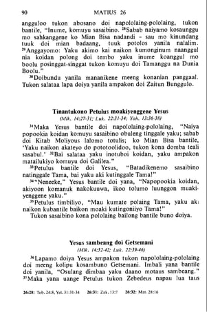 Banggai bible   new testament