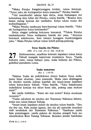 Banggai bible   new testament