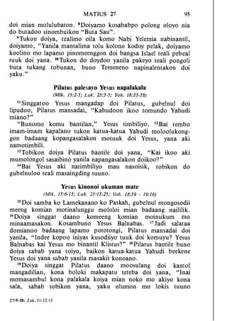 Banggai bible   new testament