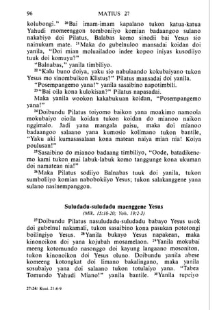 Banggai bible   new testament