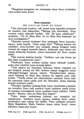 Banggai bible   new testament