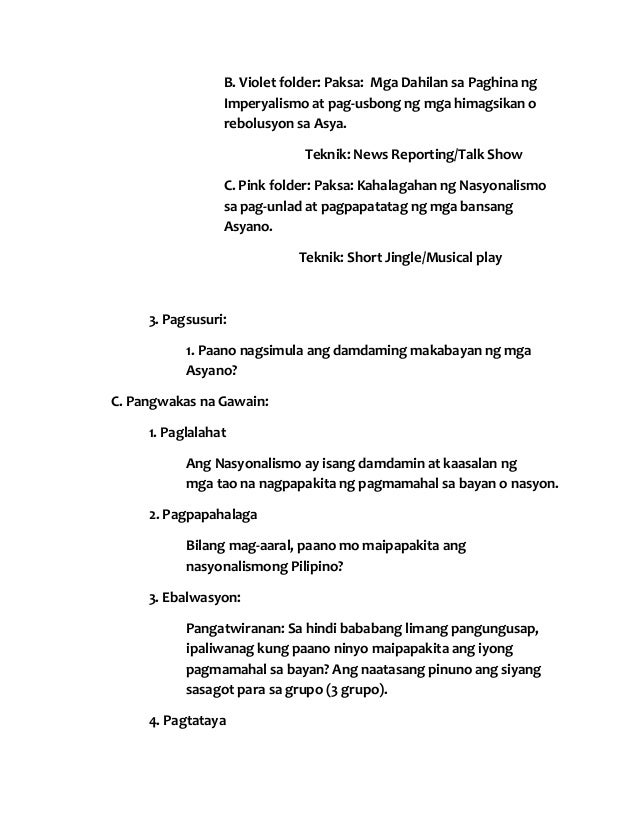 Paano mo maipapakita o maipadama ang pagpapahalaga sa bayan brainly picture