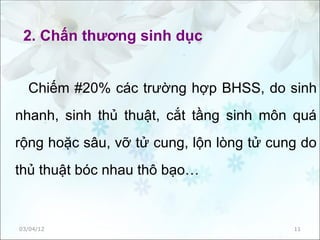 Bang huyet sau sanh tham khao bai cua who Slide 11