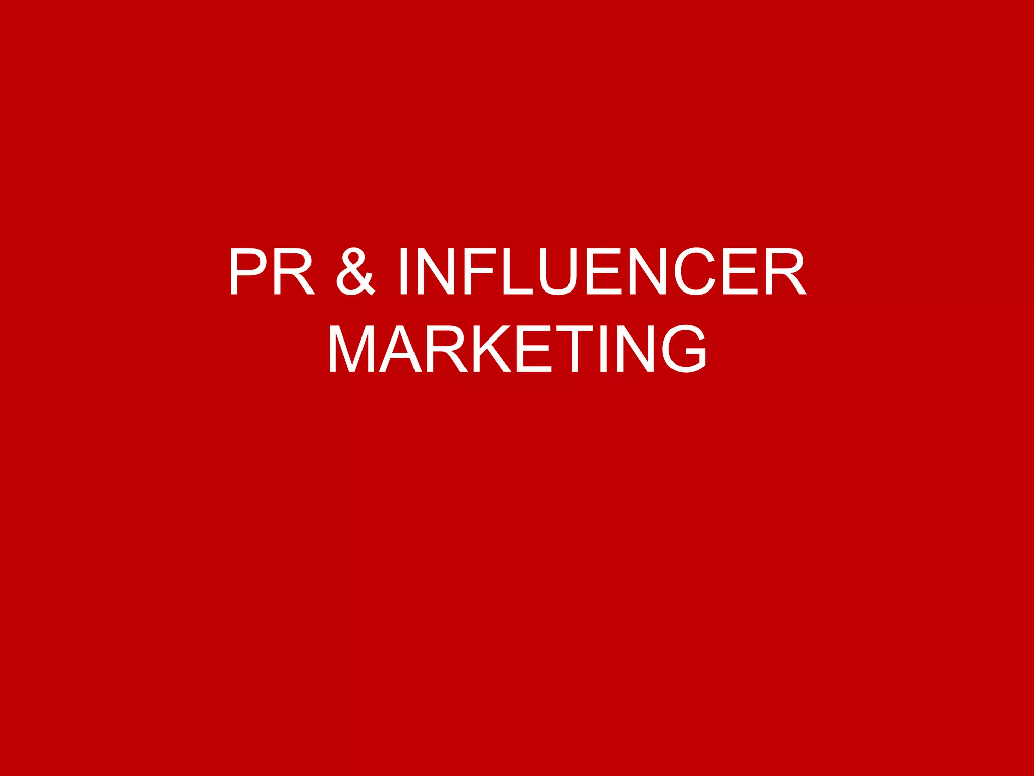 @Growthhackasia (Growth Hacking Asia)
PR & INFLUENCER
MARKETING
 