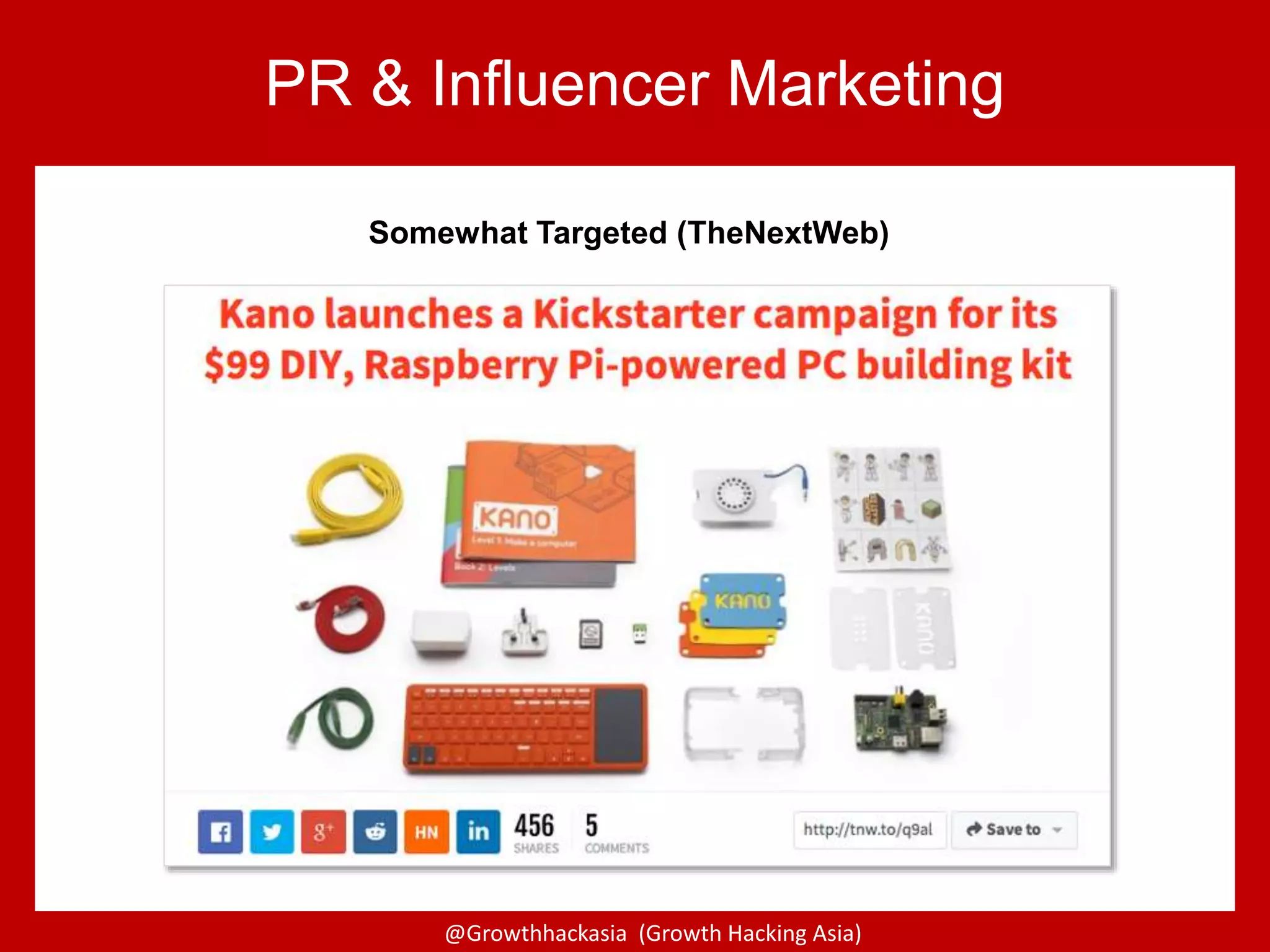 @Growthhackasia (Growth Hacking Asia)
PR & Influencer Marketing
Somewhat Targeted (TheNextWeb)
 