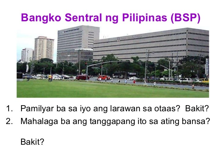bangko sentral ng pilipinas Money and banking in the philippines has 6 ratings and 1 review: published july 3rd 2003 by bangko sentral ng pilipinas, 438 pages, paperback. bangko sentral ng pilipinas Money and banking in the philippines has 6 ratings and 1 review: published july 3rd 2003 by bangko sentral ng pilipinas, 438 pages, paperback.