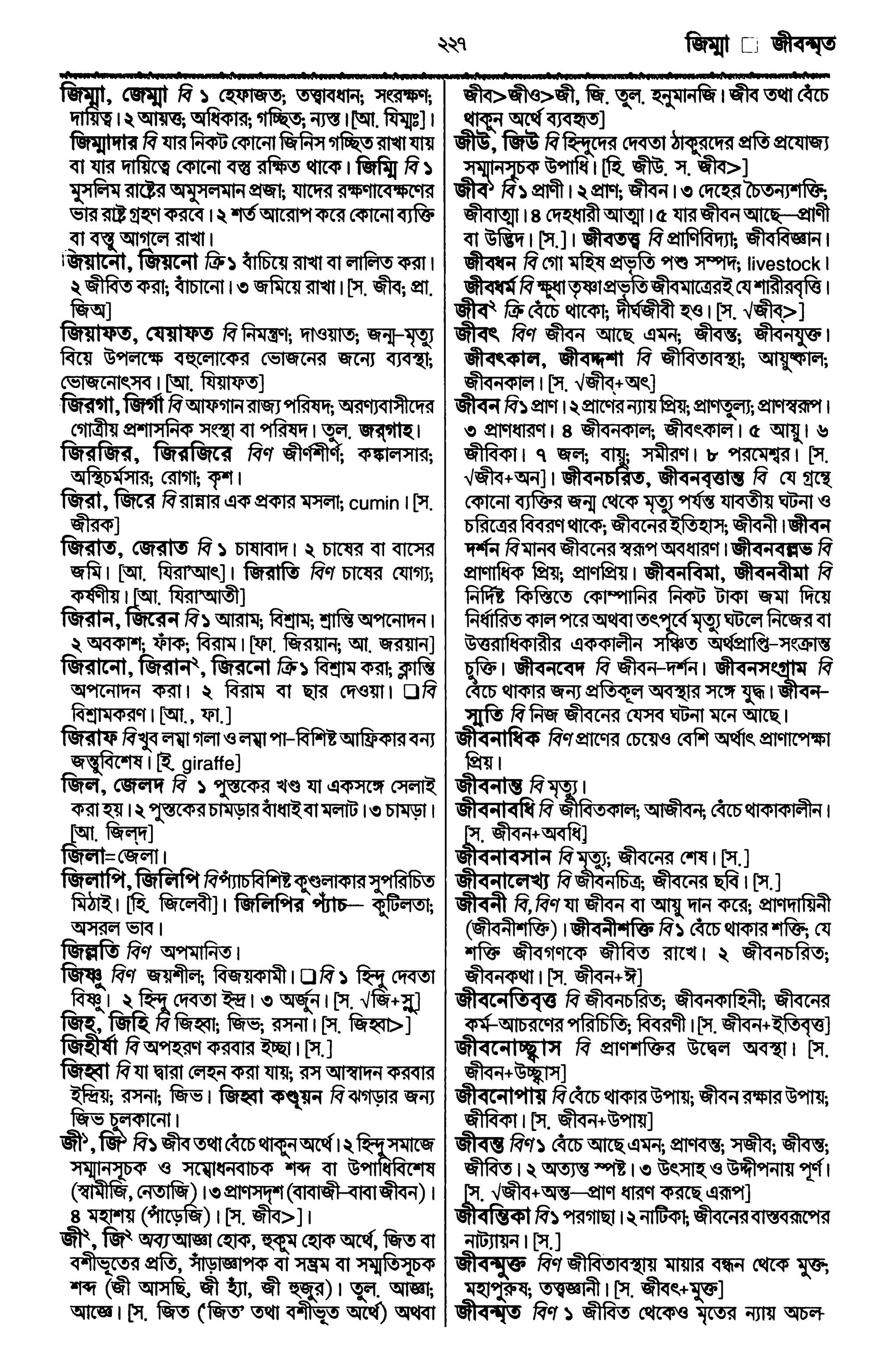 Bangla academy Bengali to Bengali dictionary