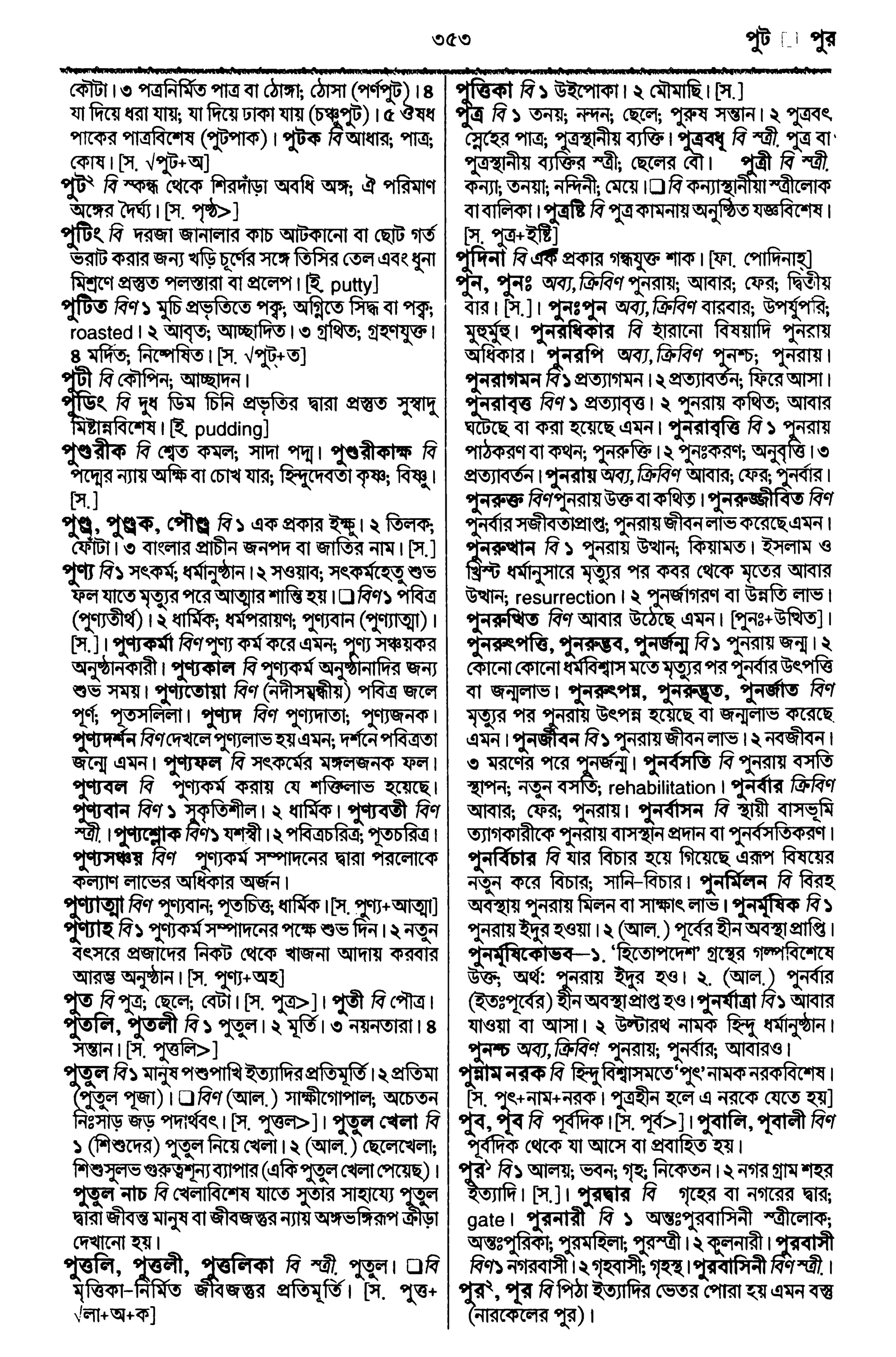 Bangla academy Bengali to Bengali dictionary