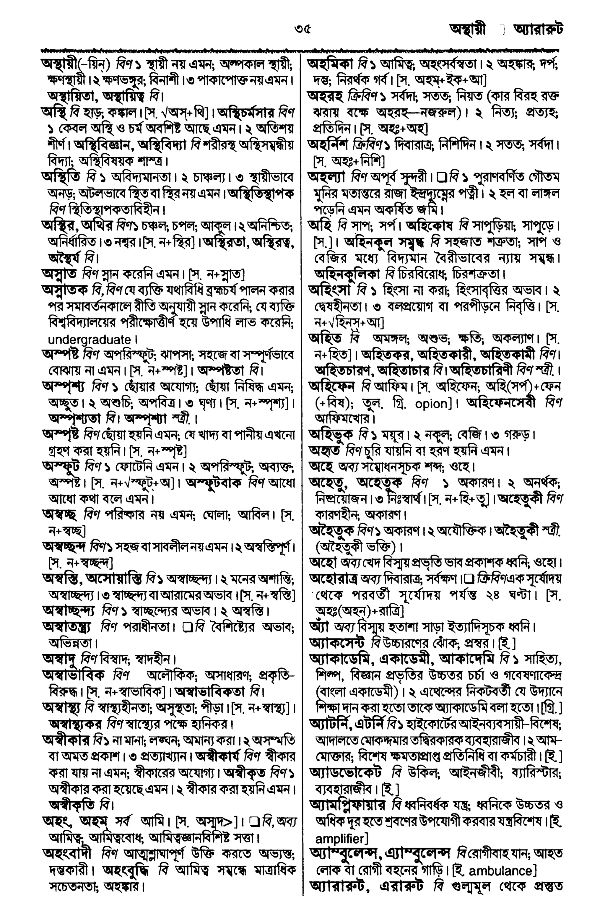 Bangla academy Bengali to Bengali dictionary