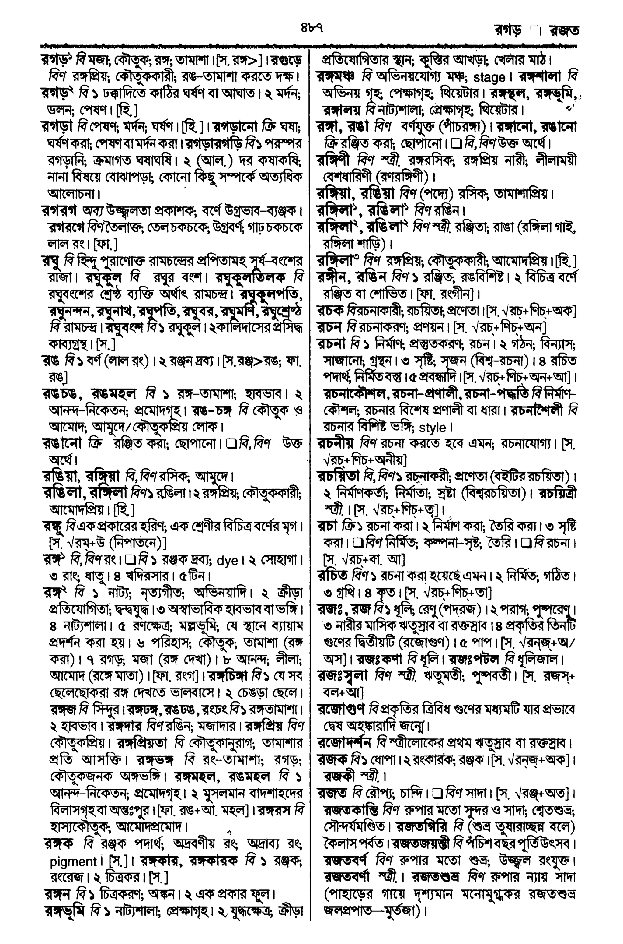 Bangla academy Bengali to Bengali dictionary