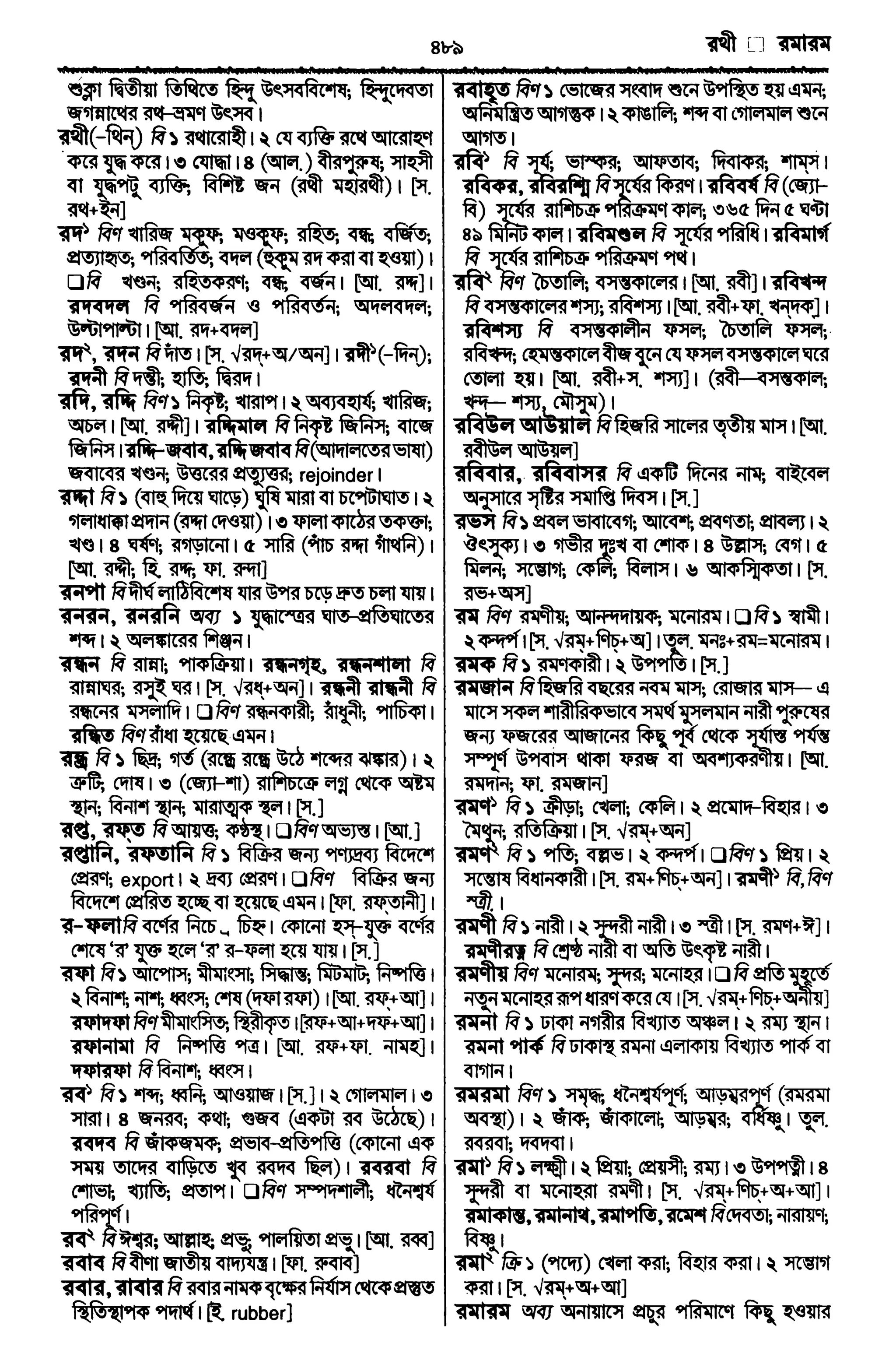 Bangla academy Bengali to Bengali dictionary