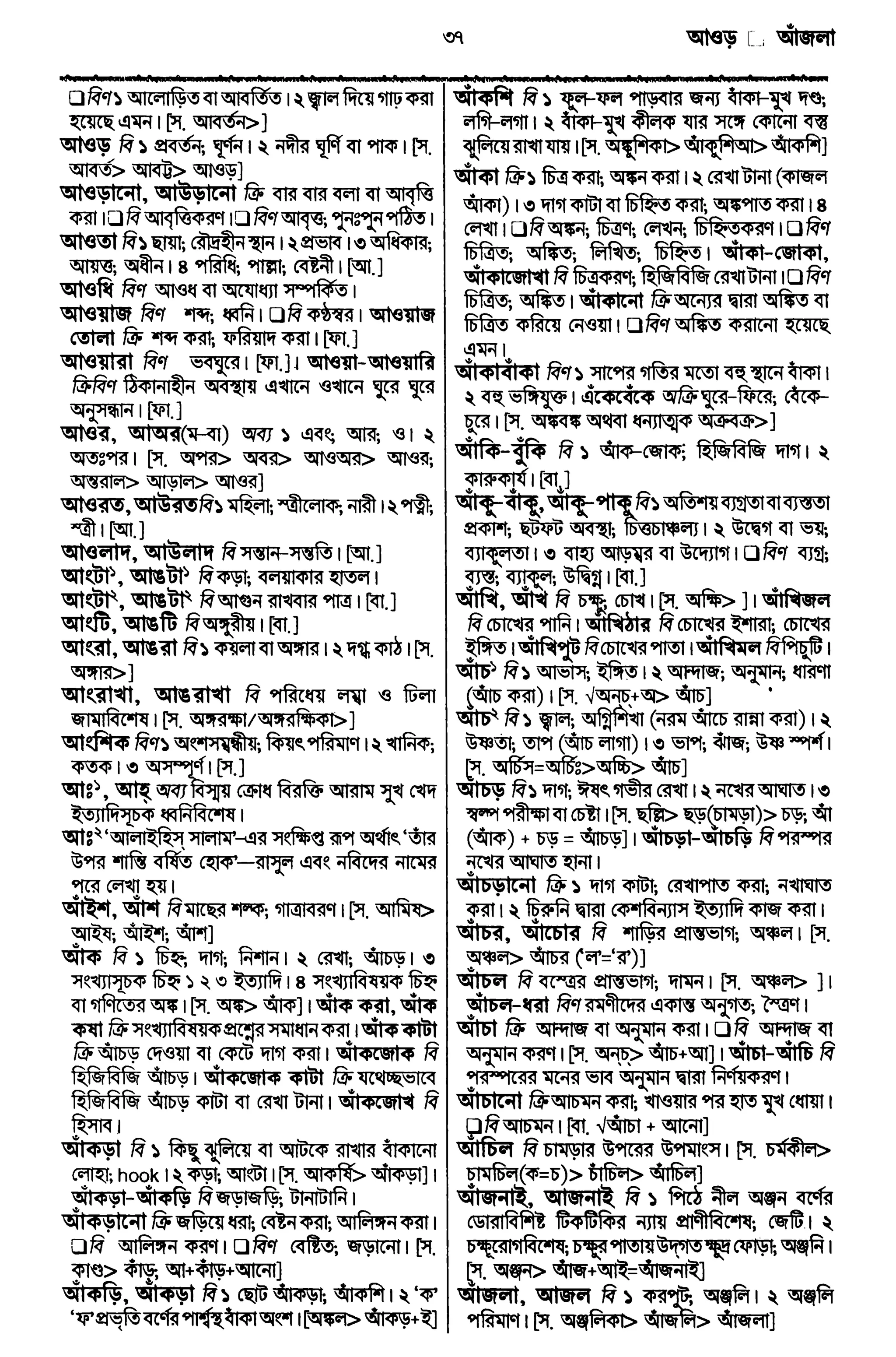 Bangla academy Bengali to Bengali dictionary