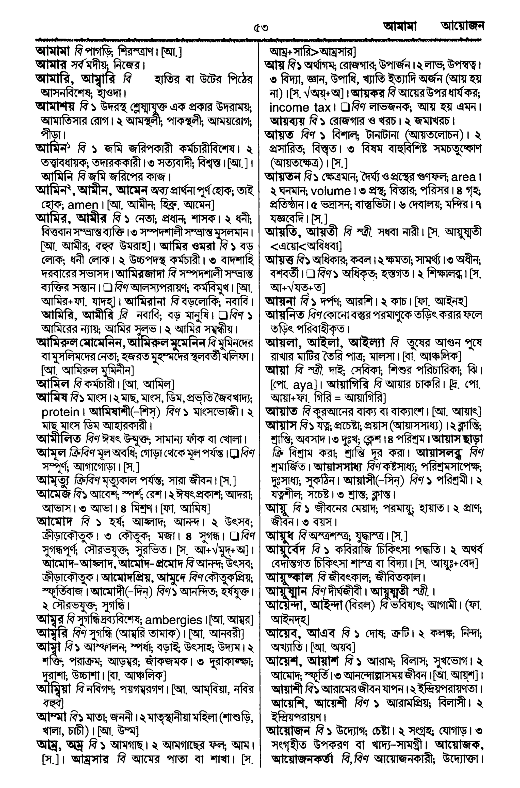 Bangla academy Bengali to Bengali dictionary
