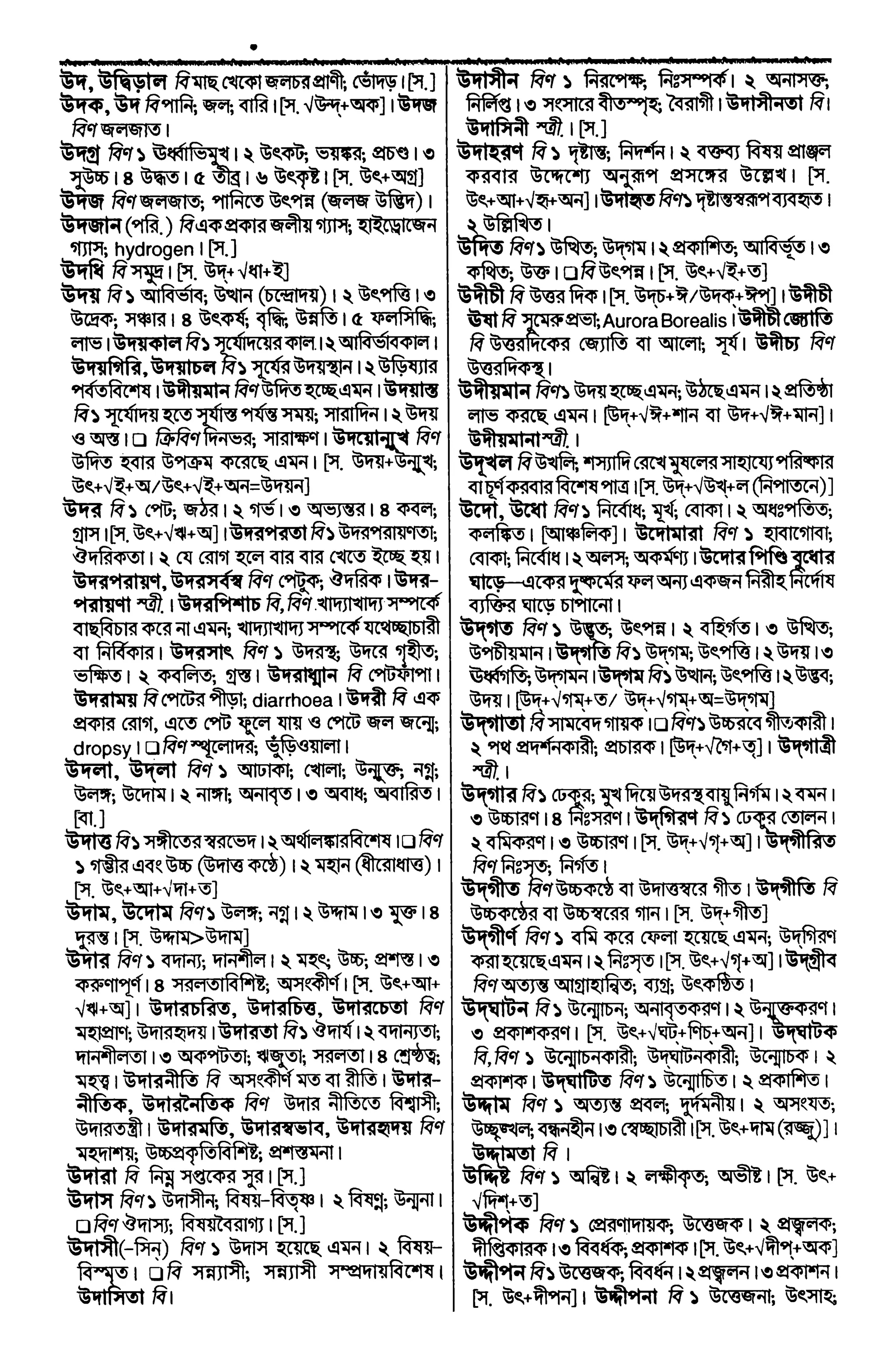 Bangla academy Bengali to Bengali dictionary