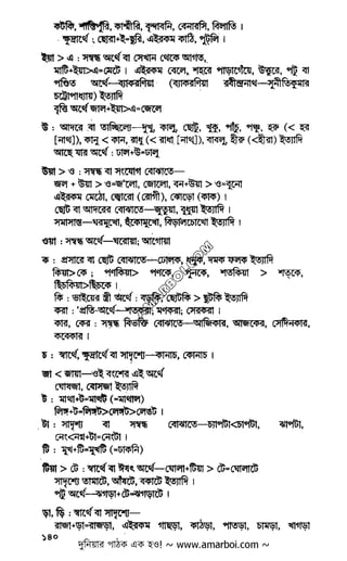 Bengali Grammar