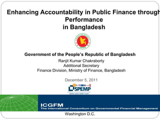 Enhancing Accountability in Public Finance through Performance in ...