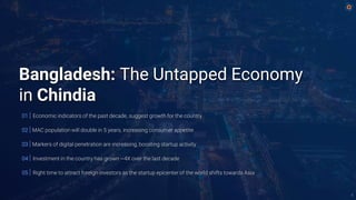 Bangladesh: The Untapped Economy
in Chindia
01 | Economic indicators of the past decade, suggest growth for the country
02...