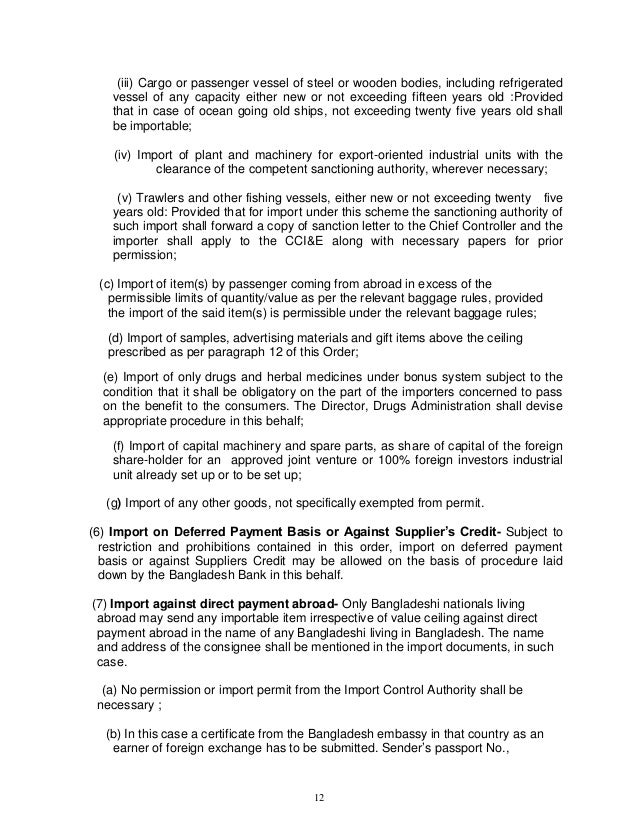 export import policies of bangladesh a review for 2009 2012 Trade freedom is one of the components in measuring the import–export embargoes and bans world trade organization, trade policy review, 1995–2012. export import policies of bangladesh a review for 2009 2012 Trade freedom is one of the components in measuring the import–export embargoes and bans world trade organization, trade policy review, 1995–2012.