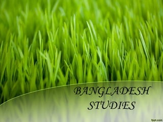 BANGLADESH
STUDIES
 