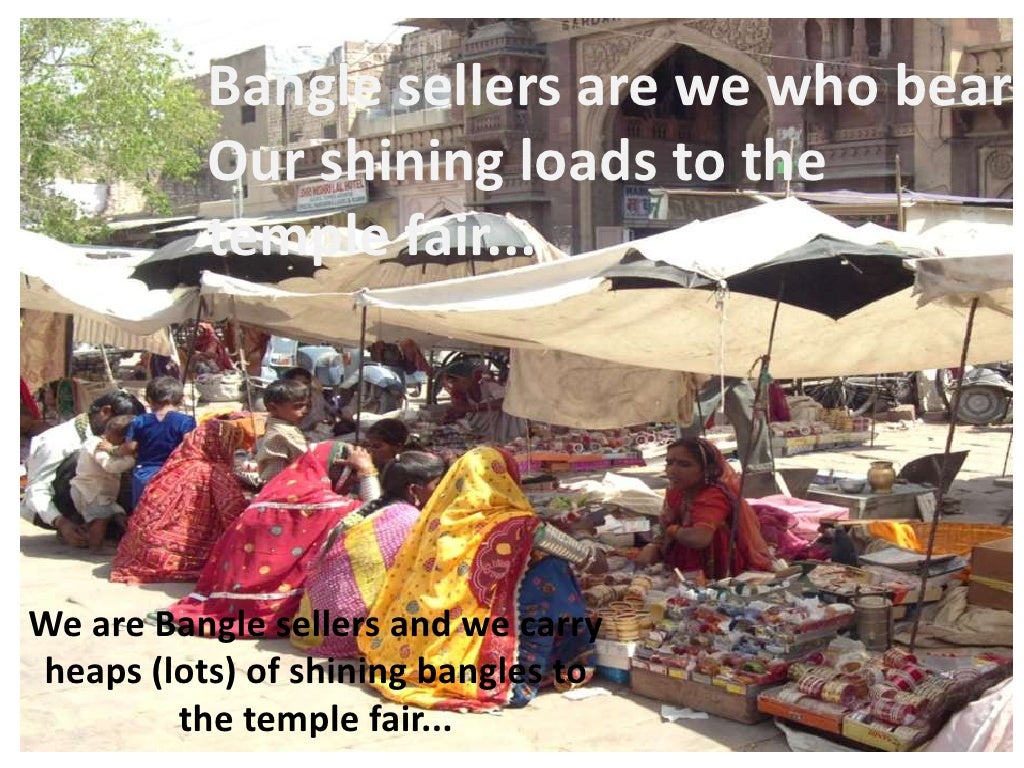 Bangle sellers