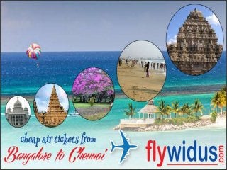 Book Flights from Bangalore to Chennai and Discover the Diversity of Incredible India