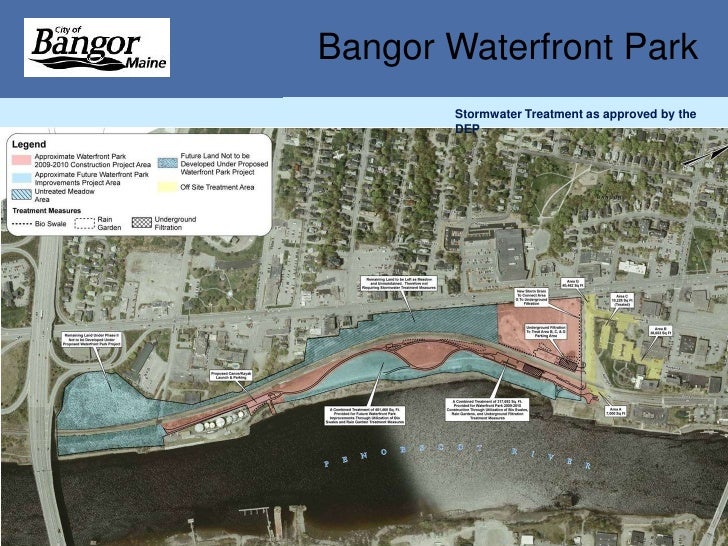 Bangor Maine Waterfront Park Updated 2010