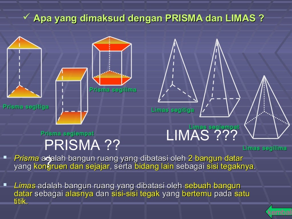 Bangun ruang-sisi-datar