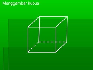 Menggambar kubus 
 