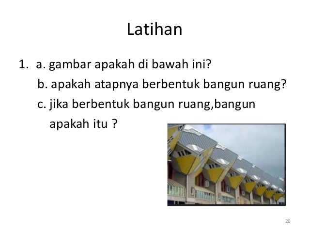  Bangun ruang  2