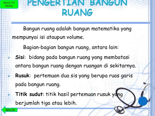 Bangun Ruang Matematika Bangun Ruang Matematika
