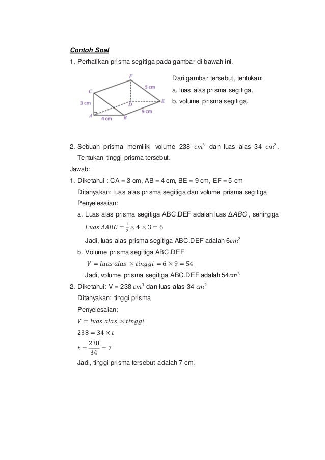 27++ Contoh Soal Volume Bangun Ruang Gabungan Kubus Dan ...