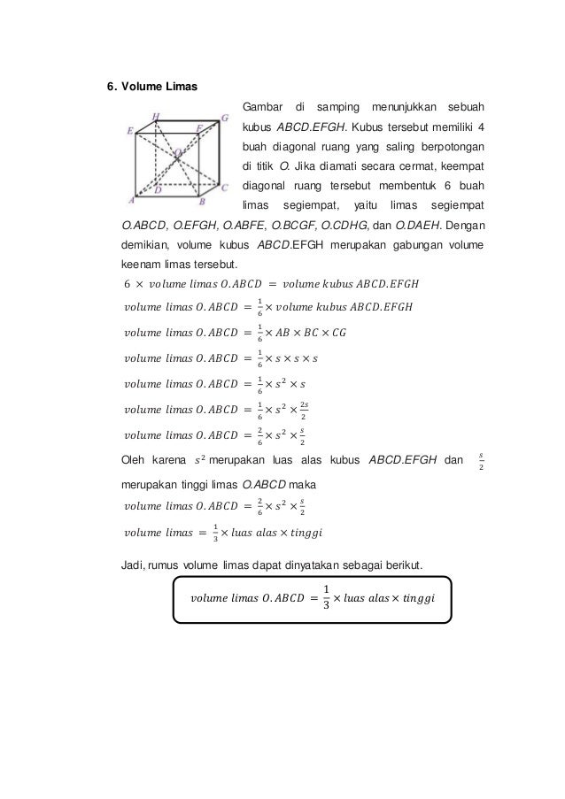 Bangun Ruang Sisi Datar Dan Lengkung