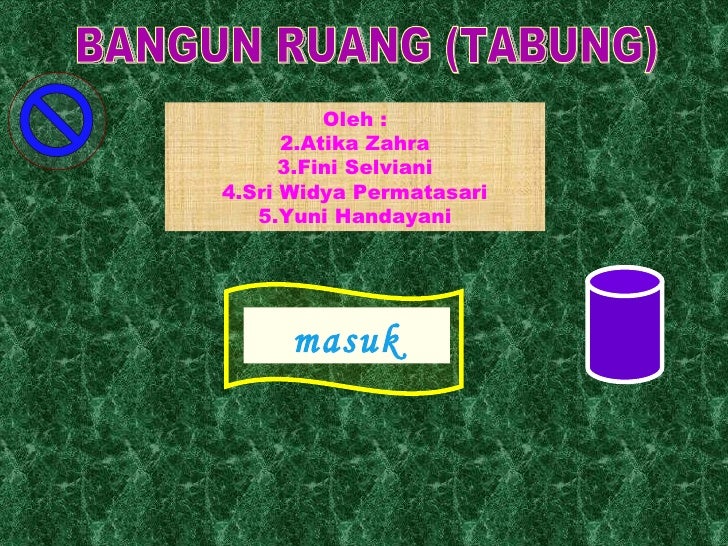 Bangun ruang tabung