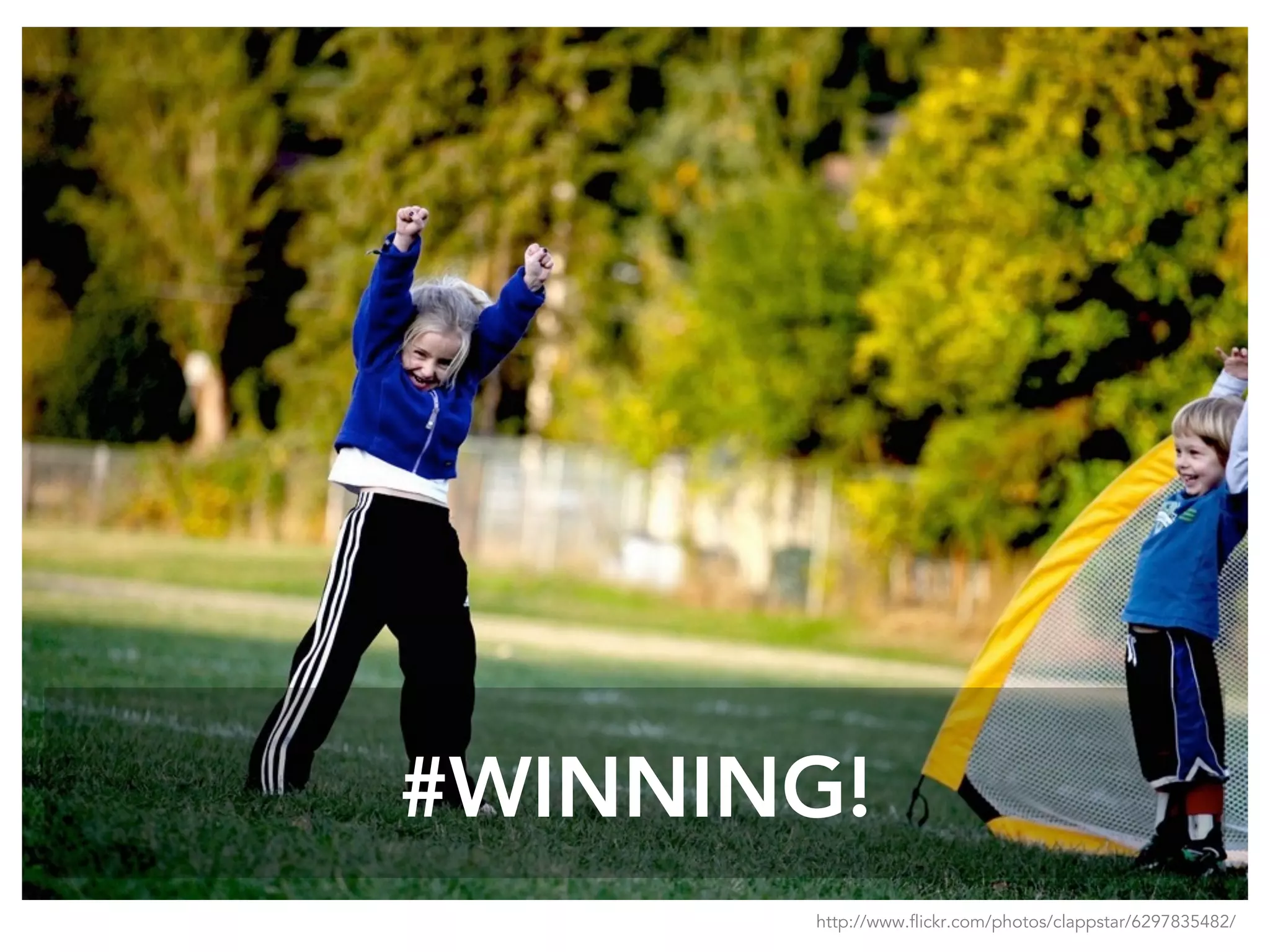 #WINNING!
http://www.flickr.com/photos/clappstar/6297835482/
 