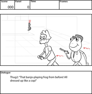 Fremont the Banjo Frog - Rough Storyboards Slide 34