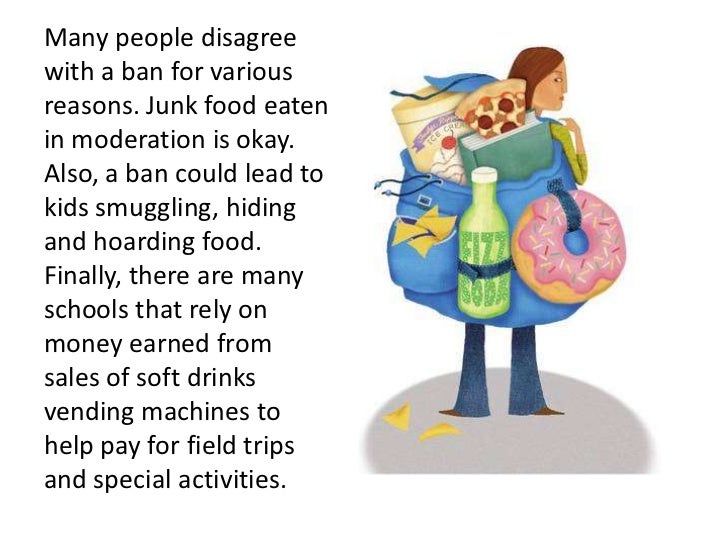 essay on junk food should be banned in school canteens
