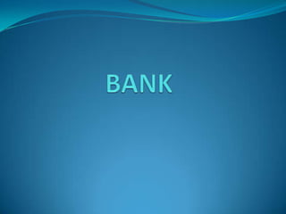 BANK 
