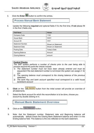 Bank accounting-enduser-training-manual | PDF