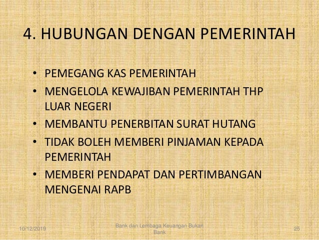 Bank Dan Lembaga Keuangan Bukan Bank 1 Bank Dan Lembaga Keuangan Bukan Bank 1
