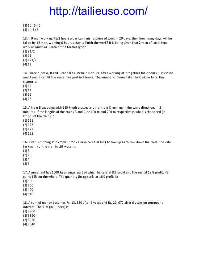 Bank exam-model-question-papers ans
