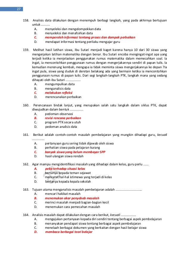 Soal Pilihan Ganda Tentang Belajar Dan Pembelajaran - Cara  