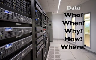 Data Who? When? Why? How? Where? 