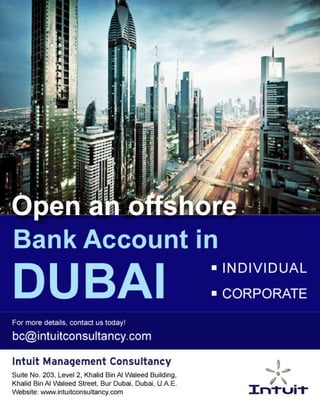 open personal bank account in dubai
