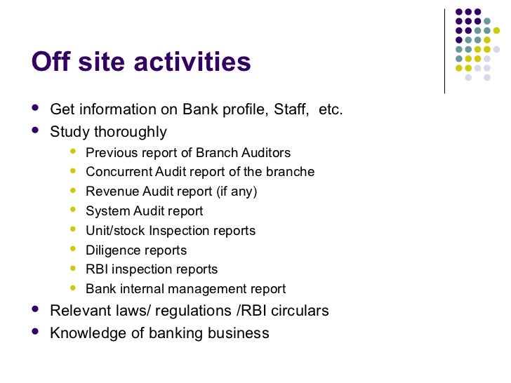 Bank Audit