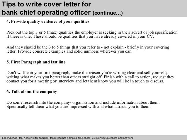 Bank Chief Operating Officer Cover Letter bank chief operating officer cover letter Bank Chief Operating Officer Cover Letter bank chief operating officer cover letter