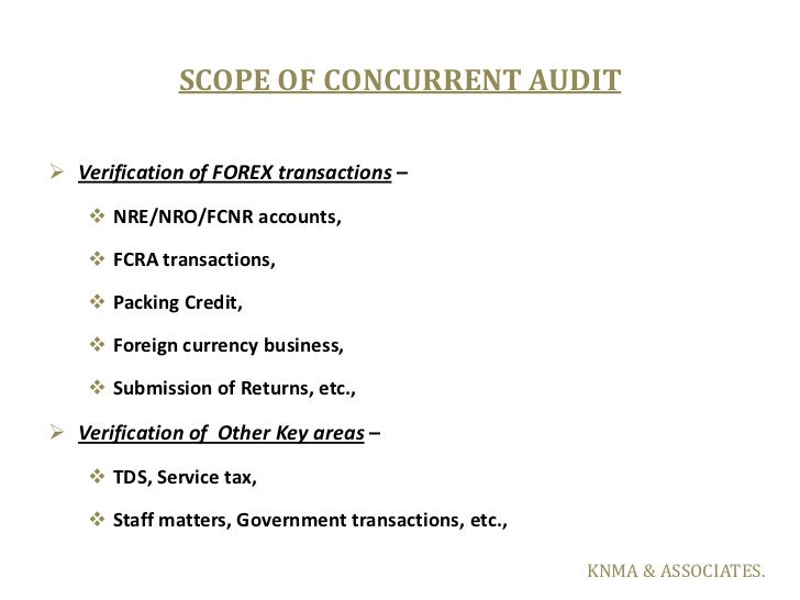How to do forex audit in banks