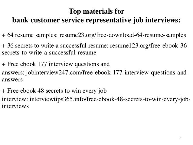 Bank Customer Service Representative Resume Sample Pdf Ebook Free Dow