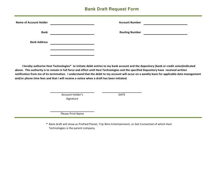 draft bank agreement Bank draft form draft bank agreement Bank draft form