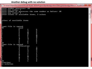 Another debug with no solution
 